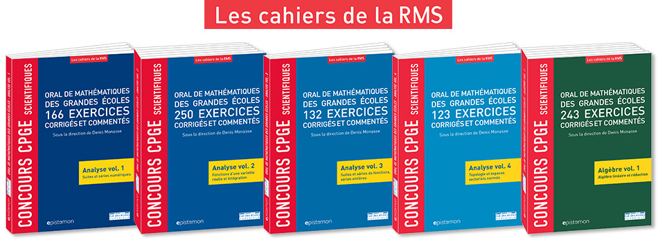 Les cahiers de la RMS