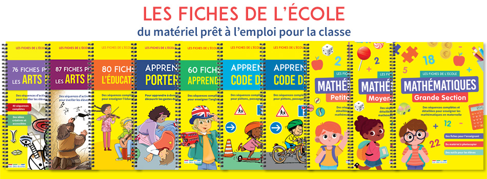 Les fiches de l'école, du matériel prêt à l'emploi pour la classe