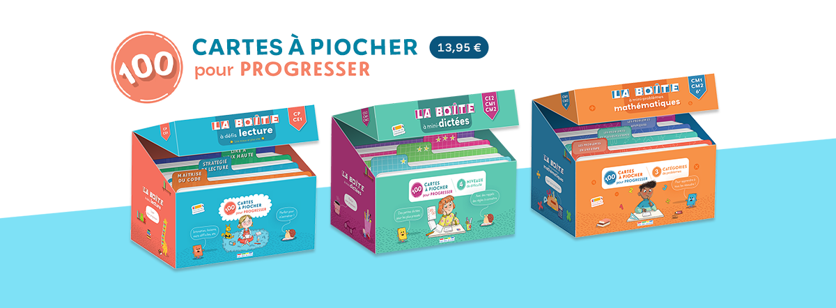 La boîte à révisions : lecture, dictées et mathématiques