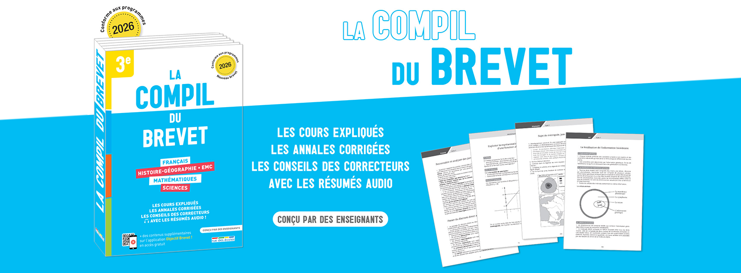 La Compil du Brevet 2026 : tous les outils, toutes les matières