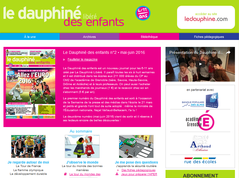 Le Dauphiné des enfants