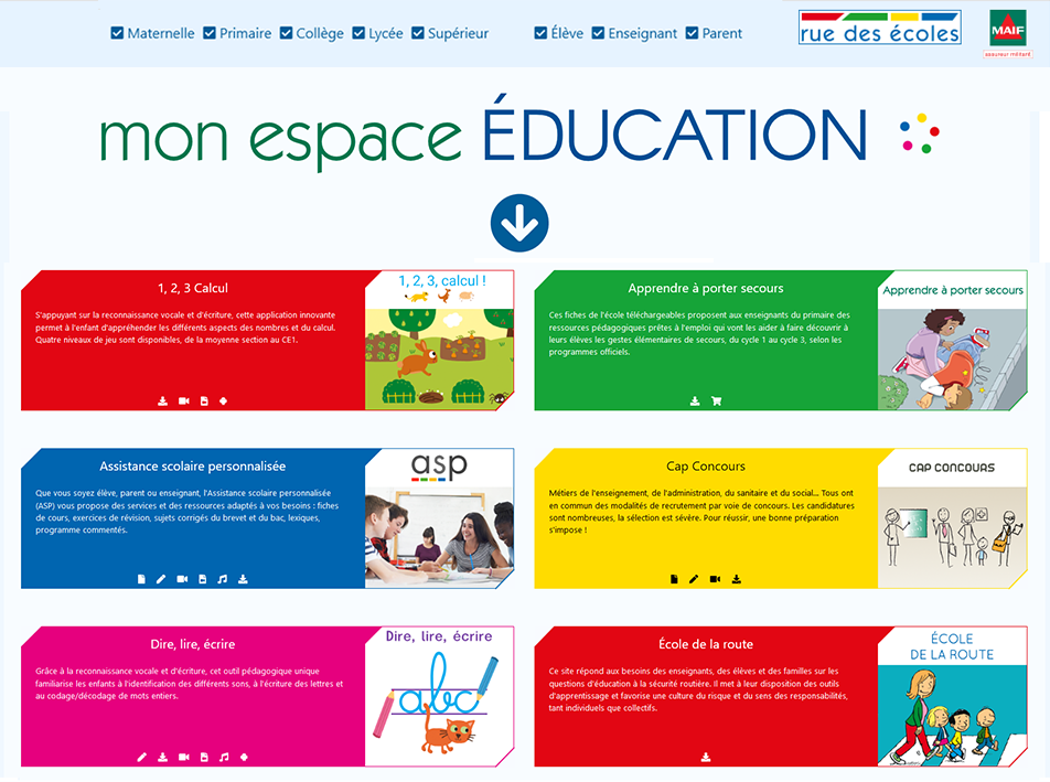 Mon espace Éducation